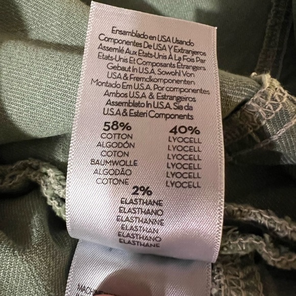 NWT Mother Womens Tiered Ruffled Mini Skirt loden frost green size 30 high waist - Picture 11 of 11